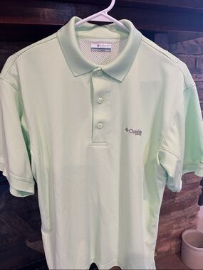Columbia Men's XS light Green/lime Performance Polo